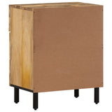 ZNTS Bedside Cabinet 50x33x60 cm Solid Wood Mango 356900