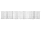 Gabion with 5 mm Wire and 5x5 cm Mesh 350x30x100 cm 3464161