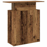 Reception Desk Old Wood 100x40x104 cm Engineered Wood 859058