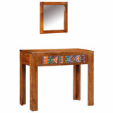Dressing Table Brown 90 x 45 x 75 cm Solid Acacia Wood 4016522