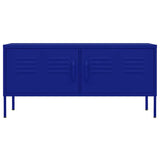 TV Cabinet Navy Blue 105x35x50 cm Steel 336226