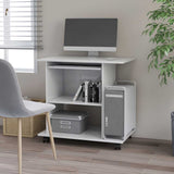 802894 Computer Desk White 80x50x75 cm Engineered Wood