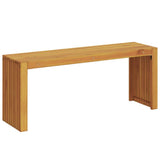 Bench Oil Natural 110 x 30 x 45 cm Solid Teak Wood 4108118