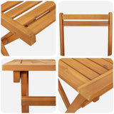 Garden Dining Set 7 pcs Brown Solid Acacia Wood 3375654