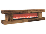 Electric Fireplace Old Wood 150 x 30 x 50 cm Engineered wood 8020790