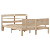 Bed Frame with Headboard without Mattress 150x200 cm King Size 3306829