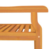 Dining Chair Set of 4 Natural Acacia 3098660