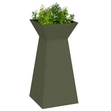Pillar Planter 2 pcs Olive 35 x 35 x 73 cm 873845