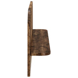 Wall Shelf 2 pcs Old Wood 80.5 x 13.5 x 37.5 cm Engineered Wood 8014957