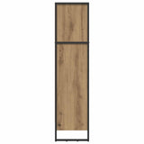Book Cabinet Artisian Oak 80 x 30 x 121 cm Engineered Wood 886419