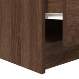 Coffee Table with Drawers Brown Oak 70.5x70x40 cm 3328414