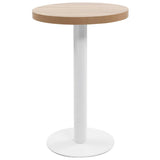 Bistro Table Light Brown 50 cm MDF 286417