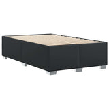 Bed Frame without Mattress Black Double Faux Leather 3284578