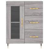 Highboard Grey Sonoma 69.5x34x180 cm Engineered Wood 3189491