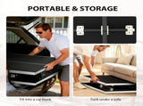 5ft Mid-Size Table Tennis Table, Ping Pong Table with Net, 2 Table Tennis Paddles and 3 Balls for T3398P555815