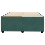 Bed Frame without Mattress Dark Green 120x190 cm Small Double Velvet 3284997