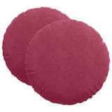 Seat Cushions 2 pcs Wine Red 80 x 29 cm Velvet 42014253
