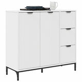 Sideboard with Drawer White 89.5 x 33 x 82 cm Engineered Wood 883454