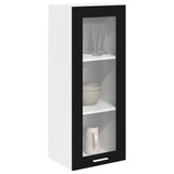 Hanging Cabinet Black Oak 40 x 31 x 100 cm Engineered Wood 884379