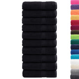 Premium Shower Towels SOLUND 10 pcs Black 70x140 cm 600 gsm 137430