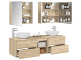 Bathroom Furniture Set 5 pcs Sonoma Oak 3406729