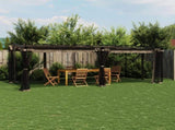Gazebo with Mesh Walls Taupe 6x3 m Steel 4003916