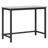 Table Grey Sonoma 80 x 50 x 76.5 cm Engineered Wood and Steel 873765