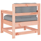 Garden Chairs with Cushions 2 pcs Solid Wood Douglas 825567