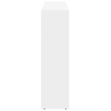 Room Divider Bookcase 3-Tier White 137.5x29x103.5 cm Engineered Wood 857976