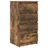 Sideboard Smoked Oak 37.5x35x76 cm Engineered Wood 861755