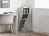 Corner Cabinet Concrete Grey 32x32x102cm Engineered Wood 889858