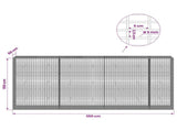 Gabion with 5 mm Wire and 5x2.5 cm Mesh 350x50x150 cm 3463801