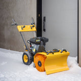 Multifunctional Petrol-powered Snow Plough/Sweeper Set 6.5HP 141978