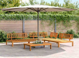 Pallet Sofa Set Natural Wood Solid Acacia Wood Medium Modular 3209429