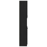 Bathroom Cabinet Black oak 32 x 34 x 188.5 cm Engineered Wood 862097