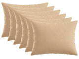 Cushion with Pillow HEERLEN 6 pcs Cream Fabric 926903