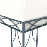Gazebo with LED String Lights 300x300 cm Cream 3070338