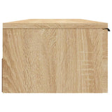 Wall Cabinet Sonoma Oak 102x30x20 cm Engineered Wood 811406
