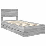 Bed Frame Grey Sonoma Engineer Wood 3410747