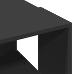 ZNTS Coffee Table Black 89.5x48x30 cm Engineered Wood 848151