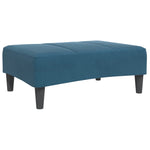 Footstool Blue 77x55x31 cm Velvet 4007374
