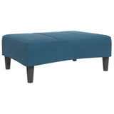 Footstool Blue 77x55x31 cm Velvet 4007374