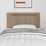 LED Headboard Cappuccino 90 cm Faux Leather 42007296
