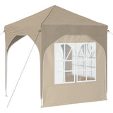 Pop-up Party Tent 192 x 192 x 245 cm Cream 42019823