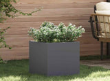 Garden Planter Anthracite 32 x 32 x 40 cm Cold-rolled Steel 876345