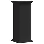 ZNTS Plant Stand Black 33x33x80 cm Engineered Wood 852970