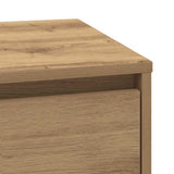 Bedside Cabinet with Drawer 2 pcs Artisan Oak 39 x 34.5 x 50 cm 869625