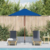 Garden Parasol Blue Fabric 150x200 cm Collapsible 313885