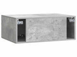 Wall-Mounted TV Cabinet Concrete Grey 59.5 x 41 x 30 cm 898508