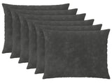 Cushion Cover 6 pcs HEERLEN Anthracite 60 x 60 cm 912664